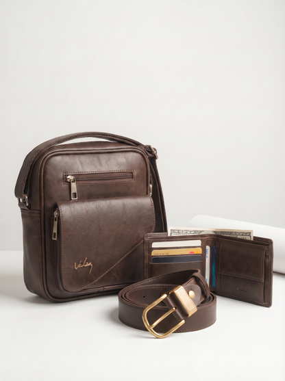 TRIO VELEZ PARA HOMBRE DE CUERO - ¡OFERTA SOLO POR HOY!