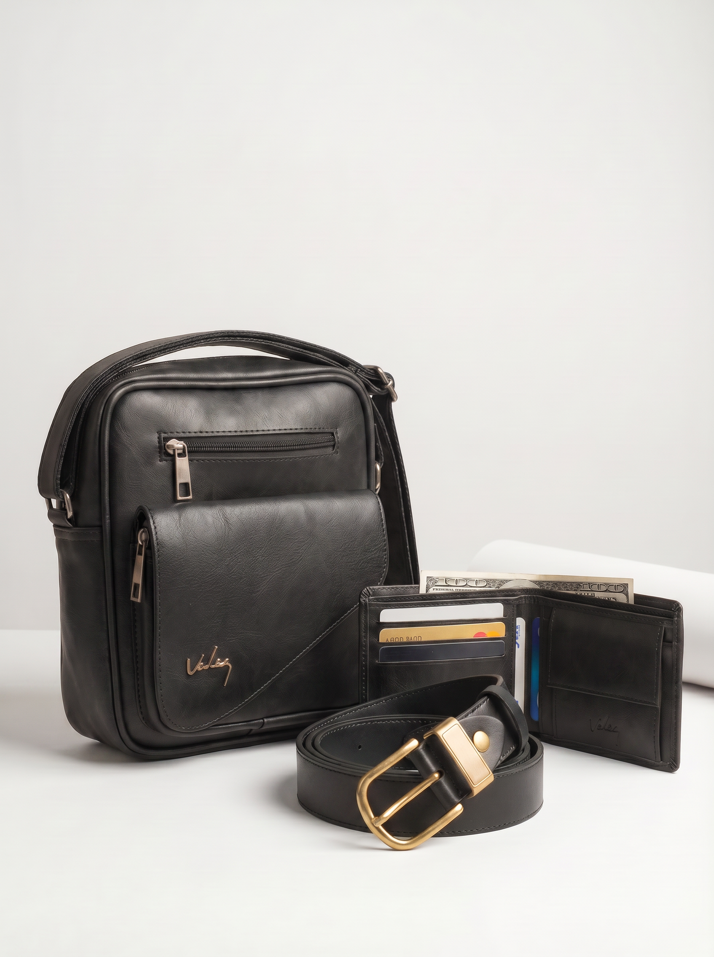 TRIO VELEZ PARA HOMBRE DE CUERO - ¡OFERTA SOLO POR HOY!